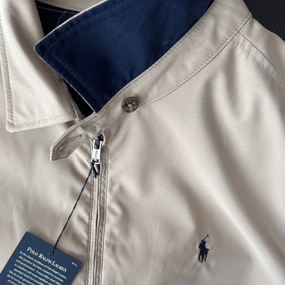 Polo Ralph Lauren Tan Bi-Swing Windbreaker - Picture 1 of 13